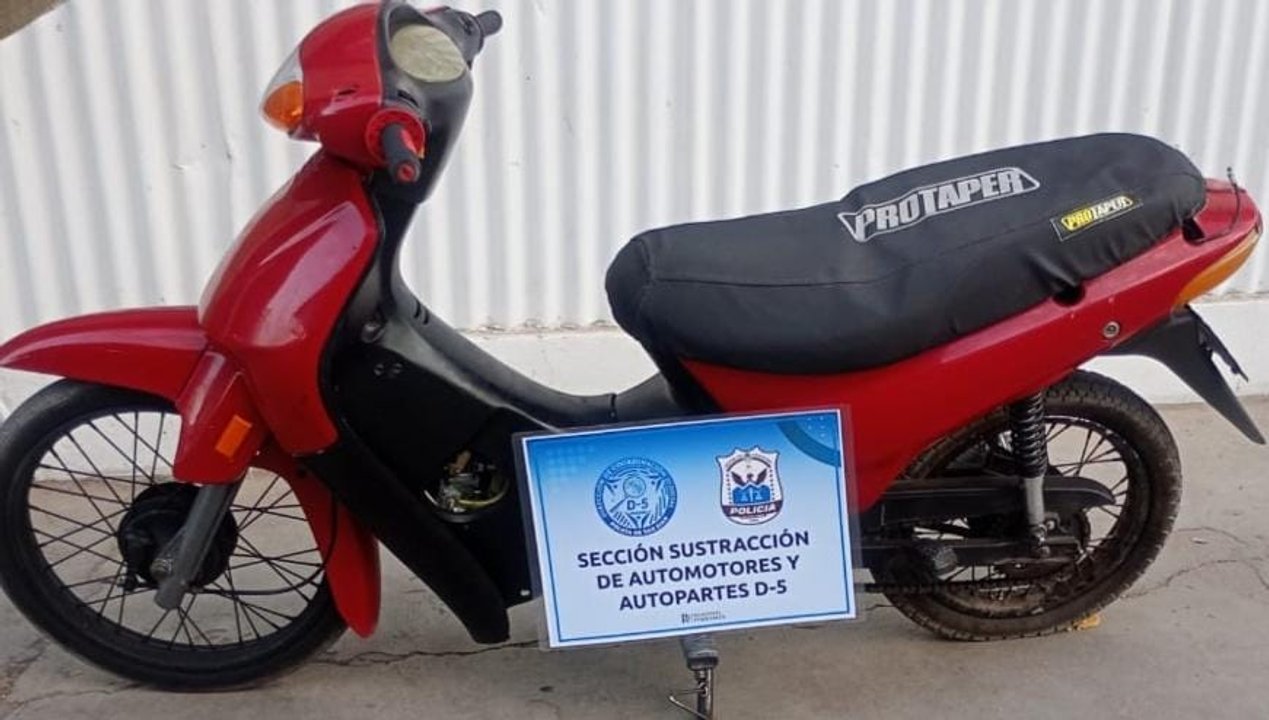 La Policía recuperó tres motos robadas: dos 110cc y una 150cc