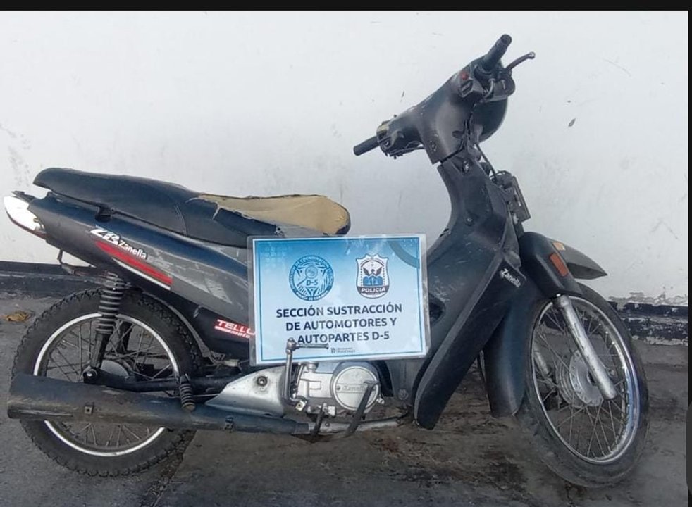 Recuperaron motos en Rawson, Rivadavia y Chimbas
