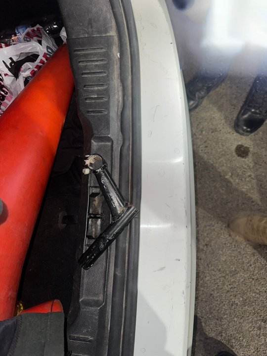 Motochorro a la cárcel tras caerse en plena persecución